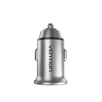 Vention Cargador de Coche FFFH0/ 1xUSB-Tipo C/ 1xUSB/ 30W
