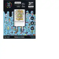 TECH ONE TECH TEC2503 cargador de dispositivo móvil Smartphone Blanco Corriente al