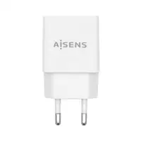 AISENS Cargador USB 10W Alta Eficiencia, 5V/2A, Blanco
