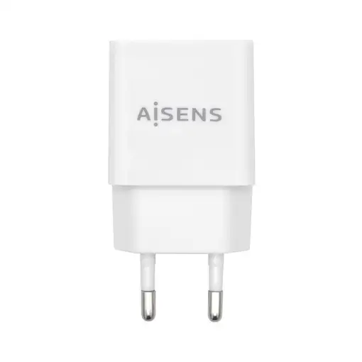 AISENS Cargador USB 10W Alta Eficiencia, 5V/2A, Blanco