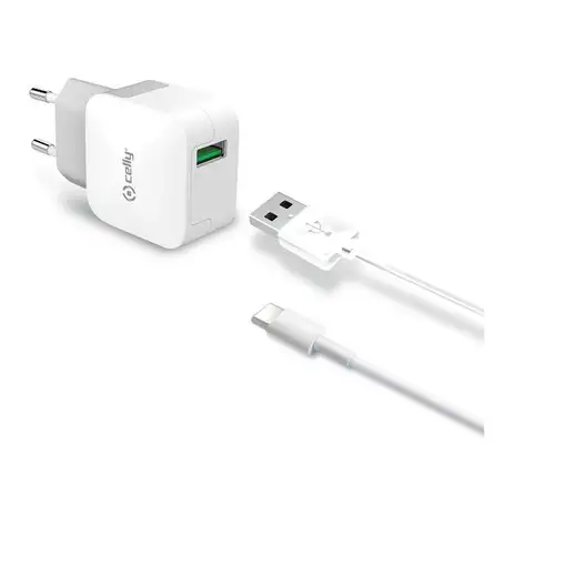 Celly TCUSBTYPEC cargador de dispositivo móvil Universal Blanco USB Interior