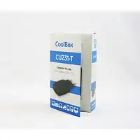 CoolBox FALCOOUX231T Universal Negro Corriente alterna Interior
