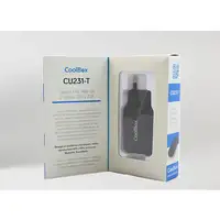 CoolBox FALCOOUX231T Universal Negro Corriente alterna Interior
