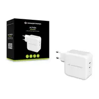 Conceptronic ALTHEA08W cargador de dispositivo móvil Universal Blanco Corriente al