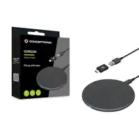 Conceptronic GORGON03G cargador de dispositivo móvil Auriculares, Smartphone Gris