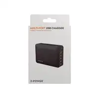 2-Power MOC0002A-EU cargador de dispositivo móvil Universal Negro Corriente altern