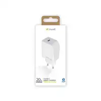 Muvit MCACC0012 cargador de dispositivo móvil Universal Blanco Corriente alterna C