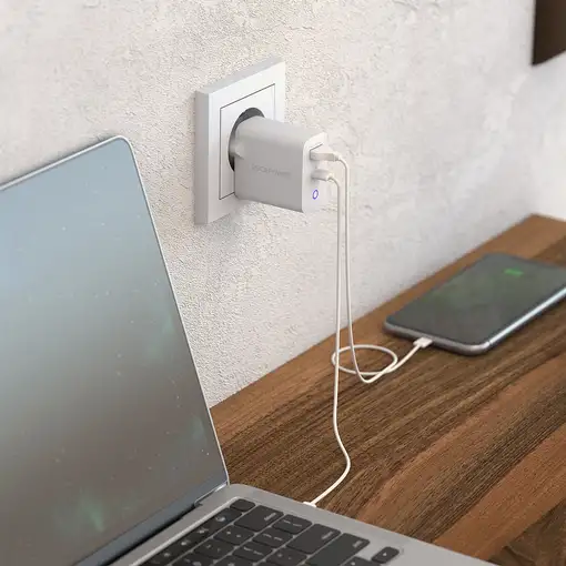 RealPower 352262 cargador de dispositivo móvil Universal Blanco Corriente alterna