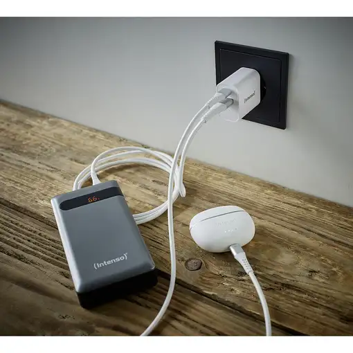 Intenso POWER ADAPTER USB-A/USB-C/7803012 Universal Blanco Corriente alterna Carga