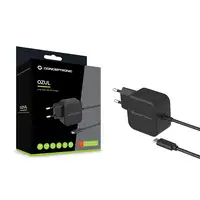 Conceptronic OZUL04BE cargador de dispositivo móvil Universal Negro Corriente alte