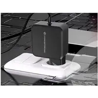 Conceptronic OZUL04BE cargador de dispositivo móvil Universal Negro Corriente alte