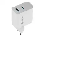 NATEC NUC-2144 cargador de dispositivo móvil Universal Blanco Corriente alterna Ca