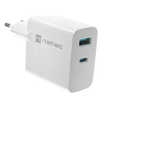 NATEC NUC-2144 cargador de dispositivo móvil Universal Blanco Corriente alterna Ca