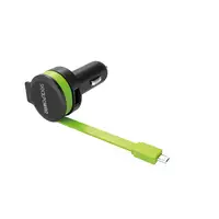 RealPower 257635 cargador de dispositivo móvil Universal Negro, Verde Encendedor d