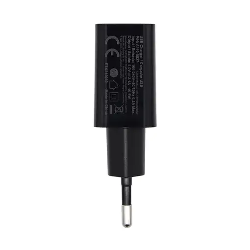 AISENS Cargador USB 10W Alta Eficiencia, 5V/2A, Negro
