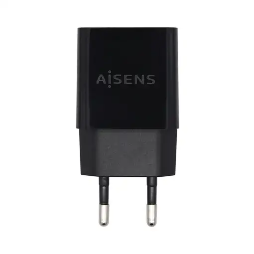 AISENS Cargador USB 10W Alta Eficiencia, 5V/2A, Negro