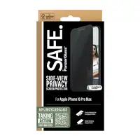 PanzerGlass SAFE. by ® Privacy Screen Protector iPhone 16 Pro Max | Ultra-Wide Fit