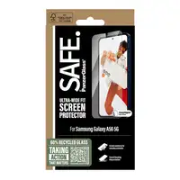PanzerGlass SAFE. by ® Screen Protector Samsung Galaxy A56 5G | Ultra-Wide Fit w.