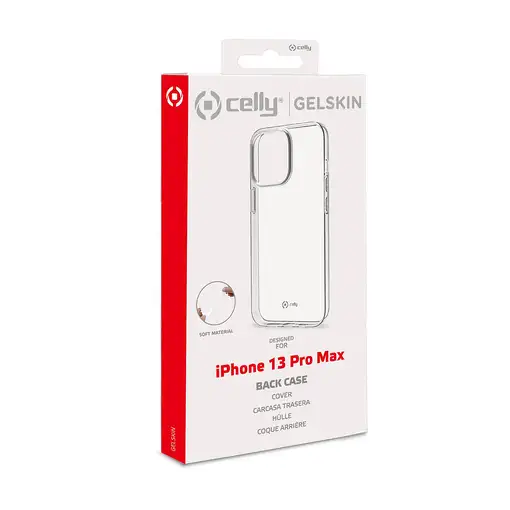 Celly GELSKIN Apple iPhone 13 Pro Max funda para teléfono móvil 17 cm (6.7") Trans