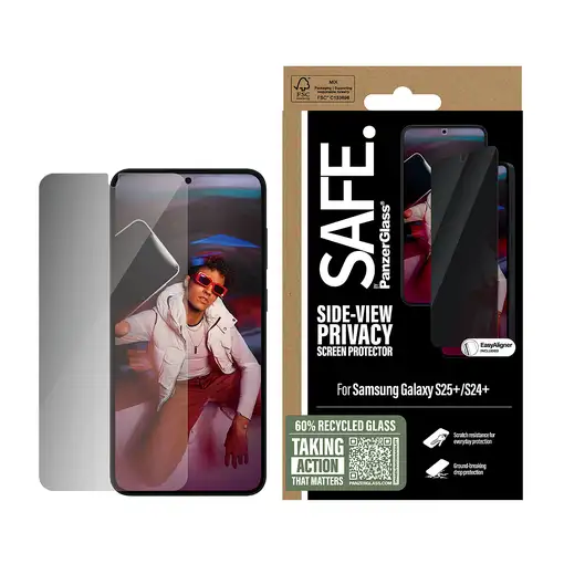 PanzerGlass SAFE. by ® Privacy Screen Protector Samsung Galaxy S25+ | S24+ | Ultra