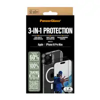 PanzerGlass ® 3-in-1 Protection Bundle iPhone 16 Pro Max Protector de pantalla App