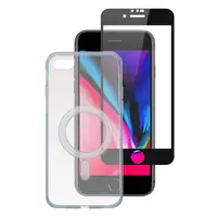 4smarts 496254 funda para teléfono móvil 11,9 cm (4.7") Negro, Transparente