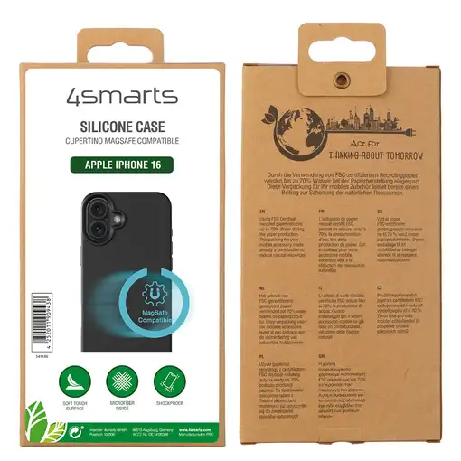 4smarts 541186 funda para teléfono móvil 15,5 cm (6.1") Negro