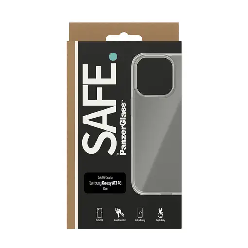 PanzerGlass SAFE. by ® TPU Case Samsung Galaxy A13 4G | Transparent funda para tel
