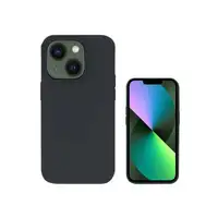 Funda 4smarts liquid de silicona para apple iphone 14 negro