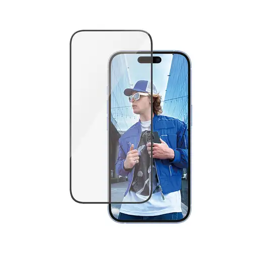 PanzerGlass ® Screen Protector iPhone 16 | 15 | Ultra-Wide Fit Protector de pantal
