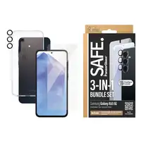 PanzerGlass SAFE. by ® 3-in-1 Protection Pack Samsung Galaxy A55 5G Protector de p