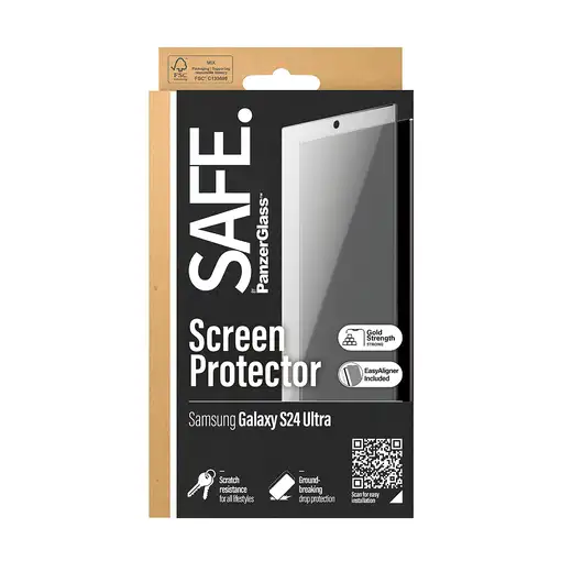 PanzerGlass SAFE95668 protector de pantalla o trasero para teléfono móvil Samsung