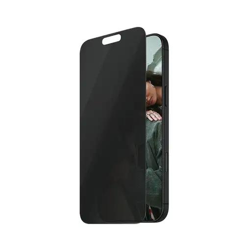 PanzerGlass SAFE. by ® Privacy Screen Protector iPhone 16 Pro | Ultra-Wide Fit Pro
