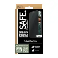 PanzerGlass SAFE. by ® Privacy Screen Protector iPhone 16 Pro | Ultra-Wide Fit Pro