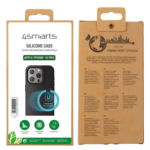 4smarts 541187 funda para teléfono móvil 16 cm (6.3") Negro