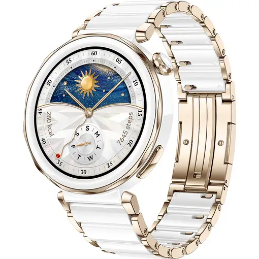Huawei WATCH GT5 Pro 42mm 3,35 cm (1.32") AMOLED Digital 466 x 466 Pixeles Blanco