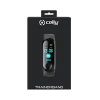 Celly TRAINERBANDBK Relojes inteligentes y deportivos 2,44 cm (0.96") LCD Digital