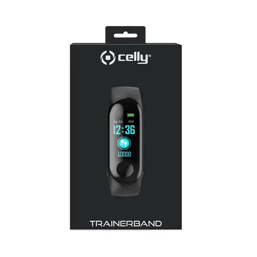 Celly TRAINERBANDBK Relojes inteligentes y deportivos 2,44 cm (0.96") LCD Digital