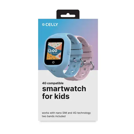 Celly KIDSWATCH4G Relojes inteligentes y deportivos 3,56 cm (1.4") Digital Pantall