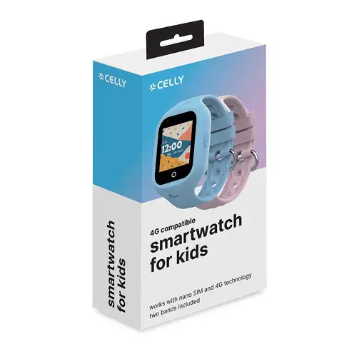 Celly KIDSWATCH4G Relojes inteligentes y deportivos 3,56 cm (1.4") Digital Pantall
