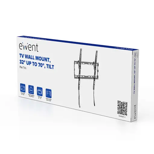 Ewent EW1507 soporte para TV 177,8 cm (70") Negro