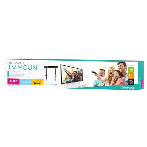 Omega OUTV400SF soporte para TV 152,4 cm (60") Negro