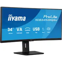 iiyama ProLite XCB3494WQSU-B1 pantalla para PC 86,4 cm (34") 3440 x 1440 Pixeles U