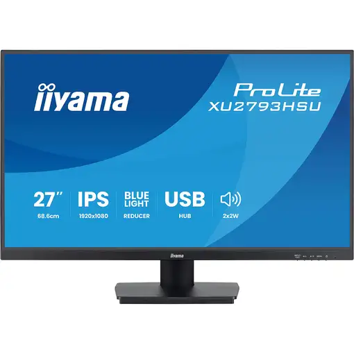 iiyama ProLite XU2793HSU-B7 pantalla para PC 68,6 cm (27") 1080 x 1920 Pixeles Ful