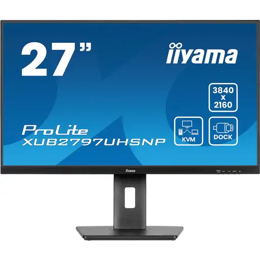 iiyama ProLite XUB2797UHSNP-B1 pantalla para PC 68,6 cm (27") 3840 x 2160 Pixeles