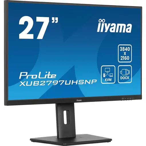 iiyama ProLite XUB2797UHSNP-B1 pantalla para PC 68,6 cm (27") 3840 x 2160 Pixeles