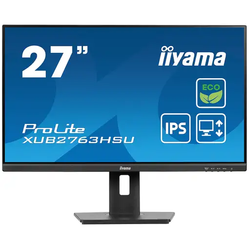 iiyama ProLite XUB2763HSU-B1 pantalla para PC 68,6 cm (27") 1920 x 1080 Pixeles Fu