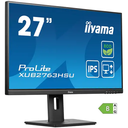 iiyama ProLite XUB2763HSU-B1 pantalla para PC 68,6 cm (27") 1920 x 1080 Pixeles Fu