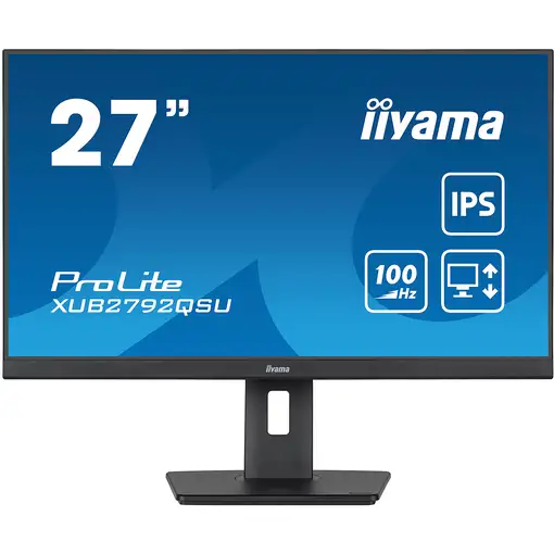 iiyama ProLite XUB2792QSU-B6 pantalla para PC 68,6 cm (27") 2560 x 1440 Pixeles Fu