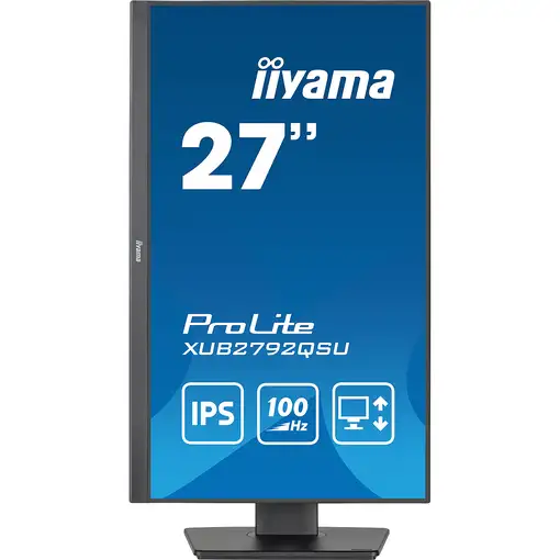 iiyama ProLite XUB2792QSU-B6 pantalla para PC 68,6 cm (27") 2560 x 1440 Pixeles Fu